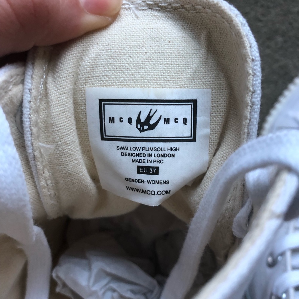 【SOLD】Alexander McQueen High-Top Sneakers - Picture 6 of 7